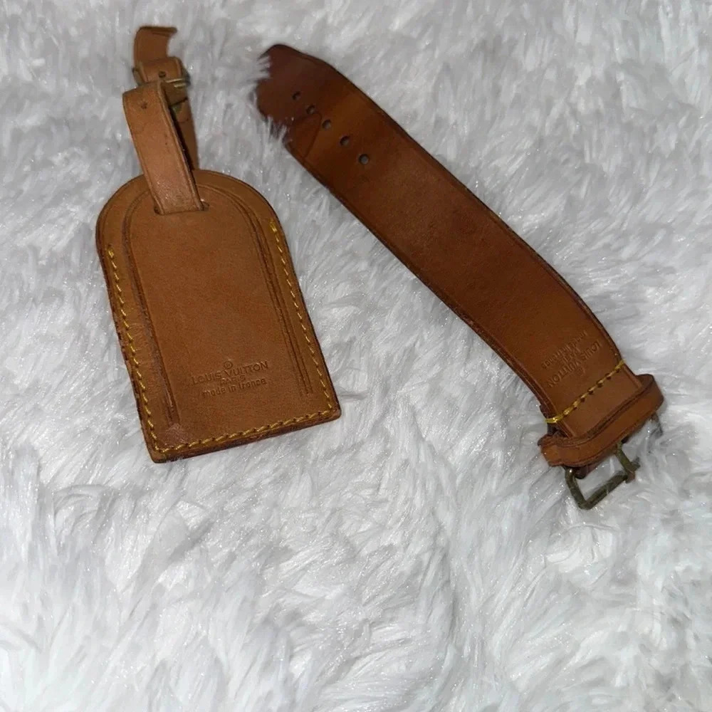 Authentic Louis Vuitton Poignet and Luggage Tag